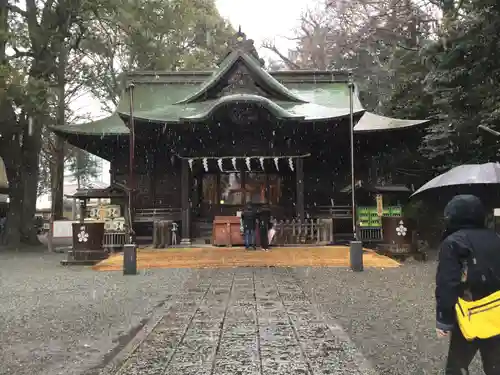 谷保天満宮の本殿・本堂