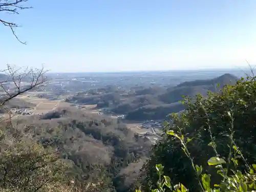 唐澤山神社の景色