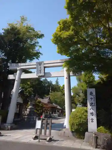 亀ケ池八幡宮の鳥居