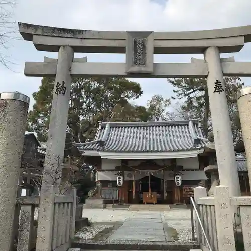 水堂須佐男神社の鳥居