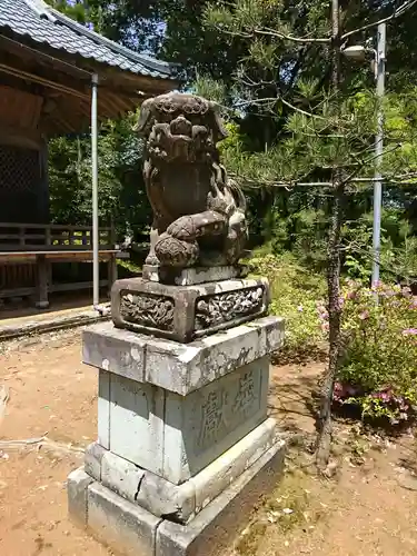 二階堂白山神社の狛犬
