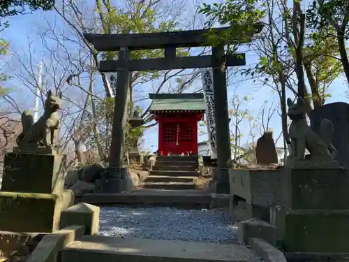 武州柿生琴平神社の鳥居