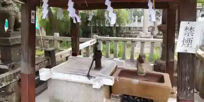 浅澤社（住吉大社境外末社）の手水舎