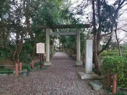 櫻木神社の鳥居