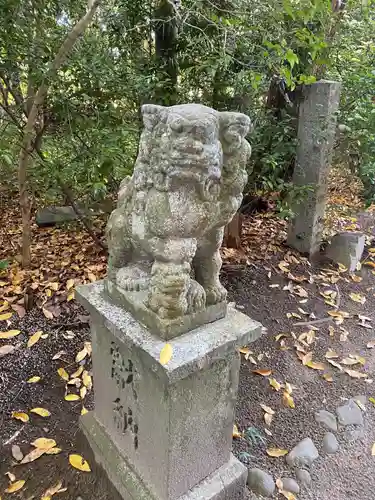 津八幡宮の狛犬