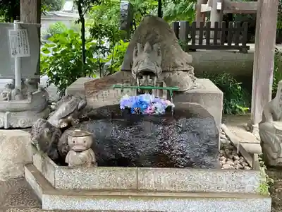 大宝八幡宮の手水舎