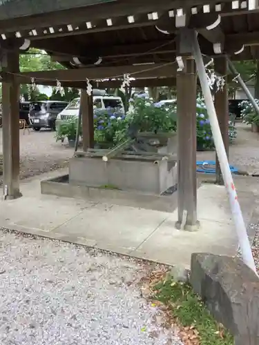 御裳神社の手水舎