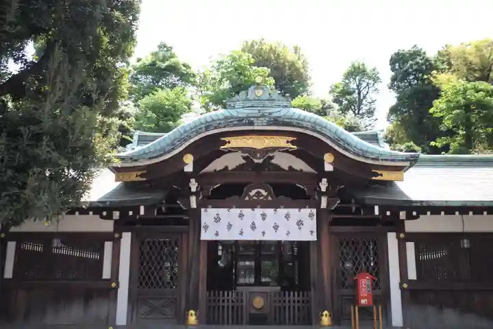 白金氷川神社の本殿・本堂