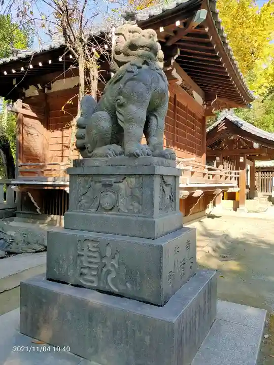 牛嶋神社の狛犬