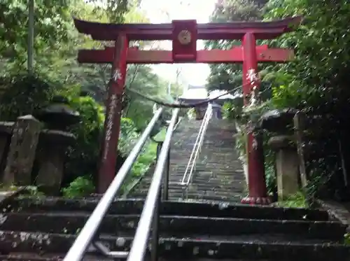 柞原八幡宮の鳥居