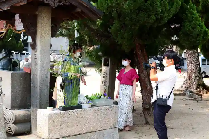 三津厳島神社の手水舎