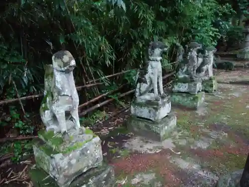 松江城山稲荷神社の狛犬