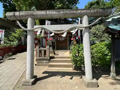 川越八幡宮の鳥居