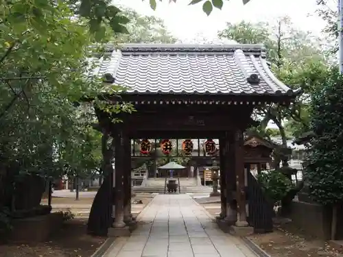 新井薬師（梅照院）の山門・神門