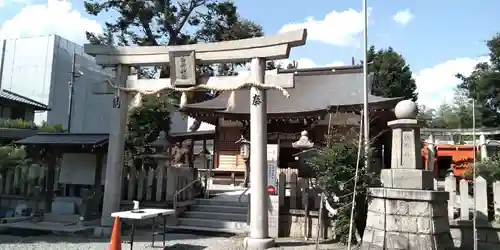 白井神社の鳥居