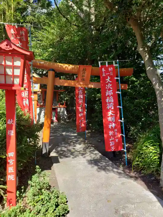 四山神社の鳥居