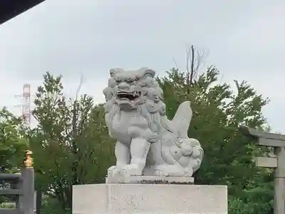 栗木御嶽神社の狛犬