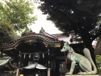 豊川稲荷東京別院の狛犬