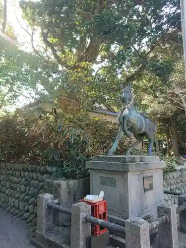 白羽神社の狛犬