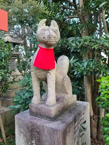 岡山神社の狛犬