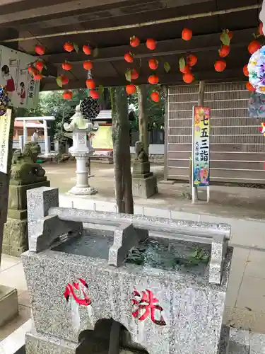 大宮・大原神社の手水舎