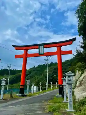 扇森稲荷神社の鳥居