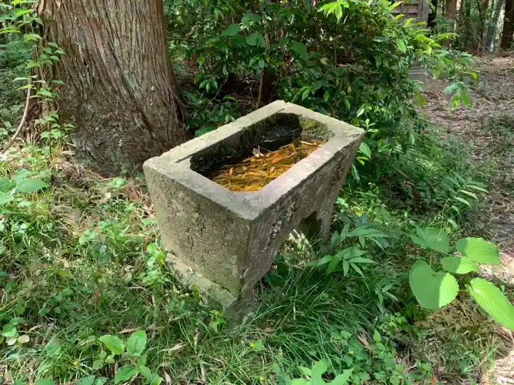 船木神社の手水舎