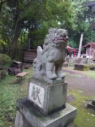 堀口天満天神社の狛犬