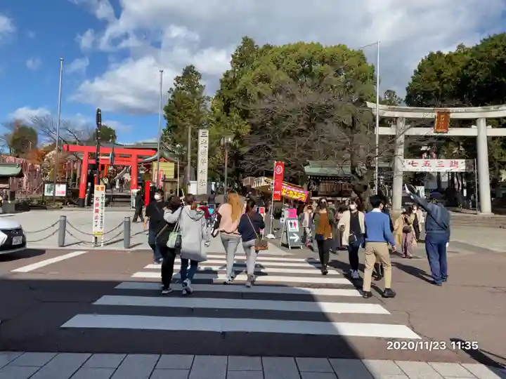 針綱神社の周辺