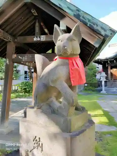 千束稲荷神社の狛犬
