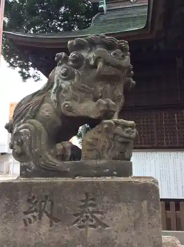 阿邪訶根神社の狛犬