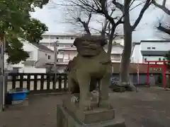 久里浜八幡神社の狛犬