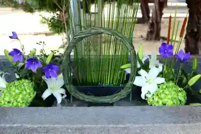 三津厳島神社の手水舎