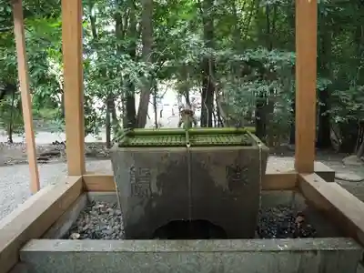 谷保天満宮の手水舎