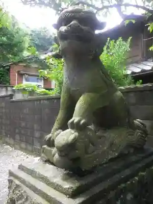 五所神社の狛犬