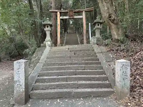 天石門別八倉比売神社の鳥居