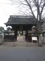 佐間天神社の山門・神門