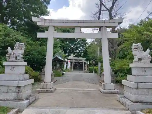 立川熊野神社の鳥居