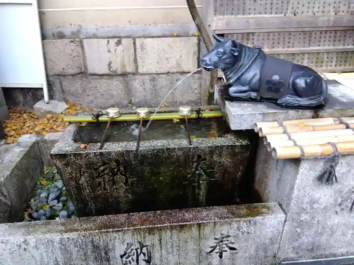 菅原院天満宮神社の手水舎
