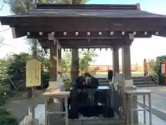 多摩川浅間神社の手水