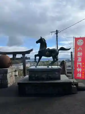 八幡竃門神社の狛犬