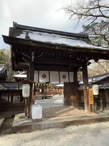 河合神社（鴨川合坐小社宅神社）の山門・神門