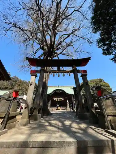 下総国三山　二宮神社の鳥居