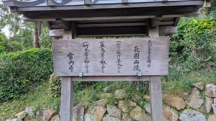 鳥羽天皇皇后璋子 花園西陵(京都府)