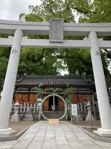 阿保神社の鳥居