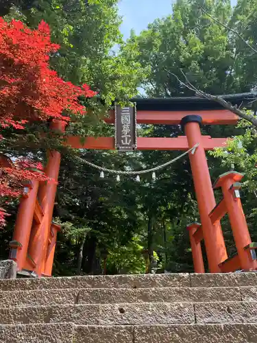 新倉富士浅間神社の鳥居