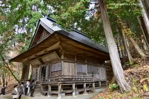 戸隠神社火之御子社の本殿・本堂