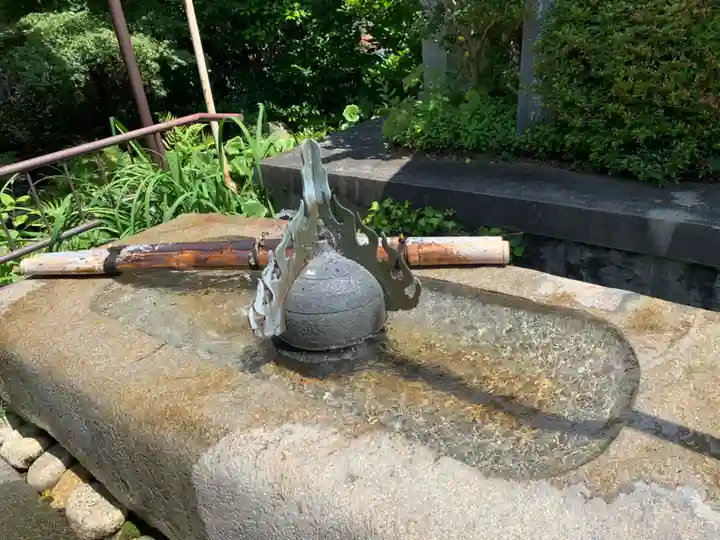 徳王稲荷社・金刀比羅社の手水舎