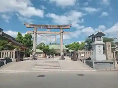 難波大社 生國魂神社の鳥居