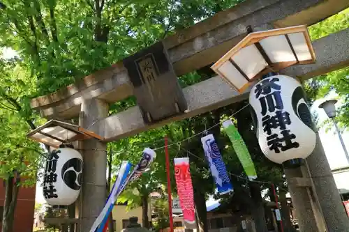 相模原氷川神社の鳥居